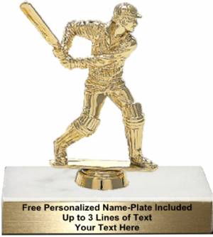 3 3/4" Cricket Batsman Trophy Kit