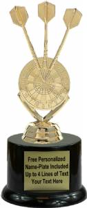 6 3/4" Dartboard Trophy Kit with Pedestal Base