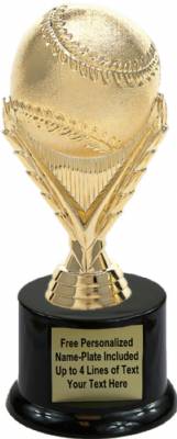 7" Baseball Trophy Kit with Pedestal Base