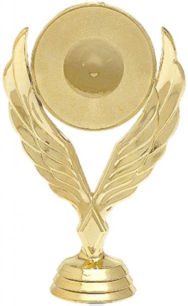 5" Winged 2" Insert Holder Trophy Figure