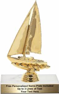 6 3/4" Sailboat Trophy Kit