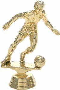 5" Soccer Male Gold Trophy Figure