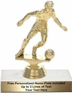 5 3/4" Soccer Male Trophy Kit