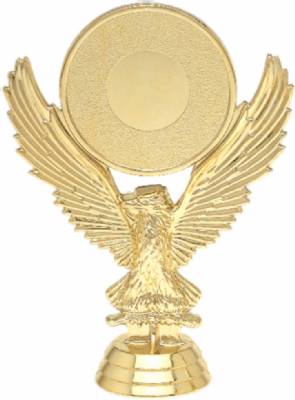 5" Gold Eagle 2" Insert Holder Trophy Figure #2