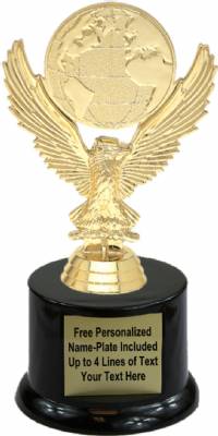 7" Eagle Insert Holder Trophy Kit with Pedestal Base