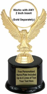 7" Eagle Insert Holder Trophy Kit with Pedestal Base #3