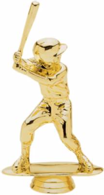 5" Junior Softball Female Gold Trophy Figure