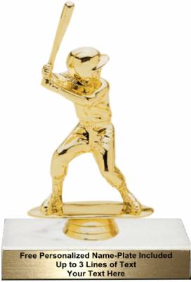 5 3/4" Junior Softball Female Trophy Kit