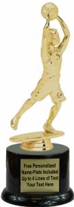 7 1/2" Junior Basketball Male Trophy Kit with Pedestal Base