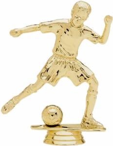 5" Junior Soccer Male Gold Trophy Figure