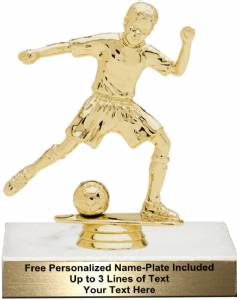 5 3/4" Junior Soccer Male Trophy Kit