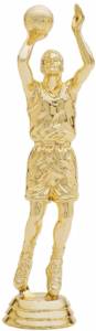 6 3/4" Basketball Male Trophy Figure Gold