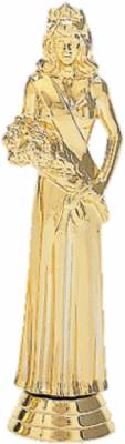 5" Beauty Queen Trophy Figure Gold