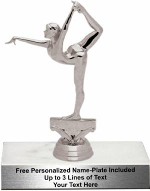 6 1/4" Gymnastics Female Trophy Kit