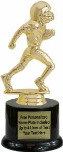 7" Junior Football Male Trophy Kit with Pedestal Base