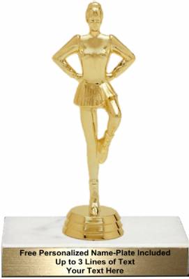 6 1/4" Drill Team Female Trophy Kit