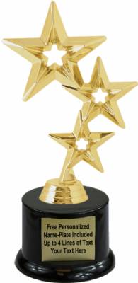 8" Star Trophy Kit with Pedestal Base