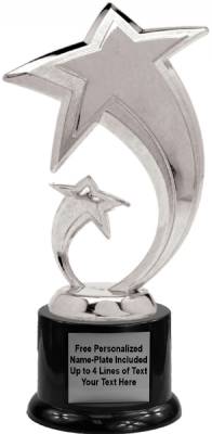 7 1/2" Shooting Star Trophy Kit with Pedestal Base