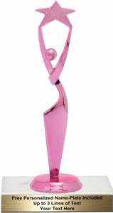 Pink 7 3/4" Reach For The Stars Trophy Kit