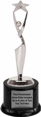 8" Reach for the Stars Trophy Kit with Pedestal Base