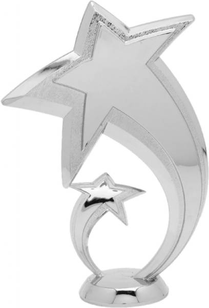 6 1/2" Shooting Star Silver Trophy Figure