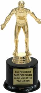 7" Wrestler Male Trophy Kit with Pedestal Base