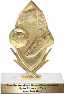 6 1/2" Soccer Sports Trophy Kit