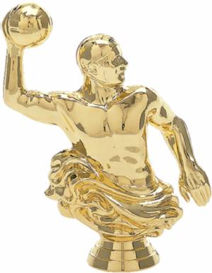 5" Water Polo Male Gold Trophy Figure