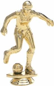 5" Soccer Female Gold Trophy Figure