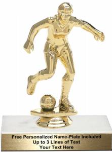 5 3/4" Soccer Female Trophy Kit