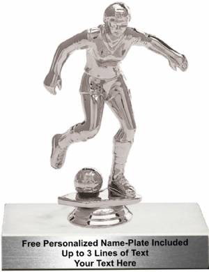 5 3/4" Soccer Female Trophy Kit