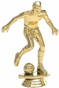 5" Soccer Male Gold Trophy Figure