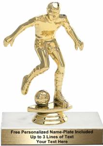5 3/4" Soccer Male Trophy Kit