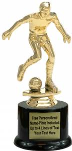 7" Soccer Male Trophy Kit with Pedestal Base