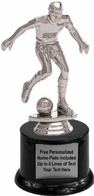 7" Soccer Male Trophy Kit with Pedestal Base