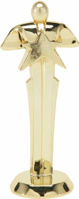 6" Star Achievement Gold Trophy Figure