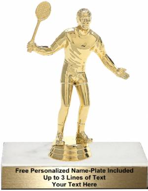 5 3/4" Male Badminton Trophy Kit