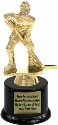 7" Hockey Male Trophy Kit with Pedestal Base