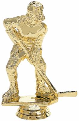 5" Hockey Female Trophy Figure Gold