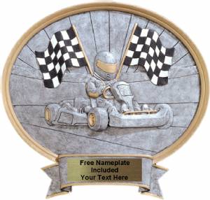 Go-Kart - Legend Series Resin Award 8 1/2" x 8"