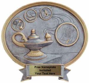 Lamp of Knowledge - Legend Series Resin Award 8 1/2" x 8"