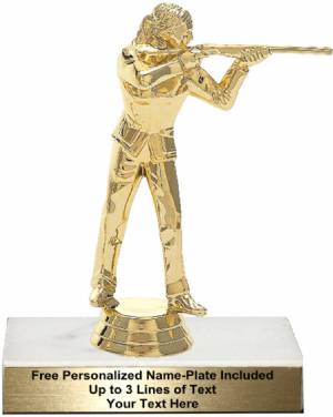 5 3/4" Female Trapshooter Trophy Kit