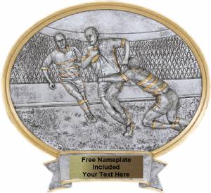 Rugby Male - Legend Series Resin Award 8 1/2" x 8"