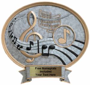 Music - Legend Series Resin Award 8 1/2" x 8"