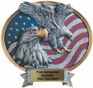 Eagle USA - Legend Series Resin Award 8 1/2" x 8"