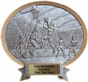 Basketball Female - Legend Series Resin Award 8 1/2" x 8"