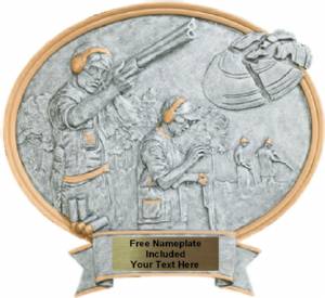 Trapshooter Male - Legend Series Resin Award 8 1/2" x 8"