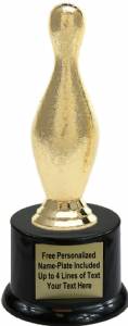 7" Bowling Pin Trophy Kit with Pedestal Base