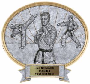 Karate Male - Legend Series Resin Award 8 1/2" x 8" #1