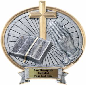 Religion - Legend Series Resin Award 6 1/2" x 6"